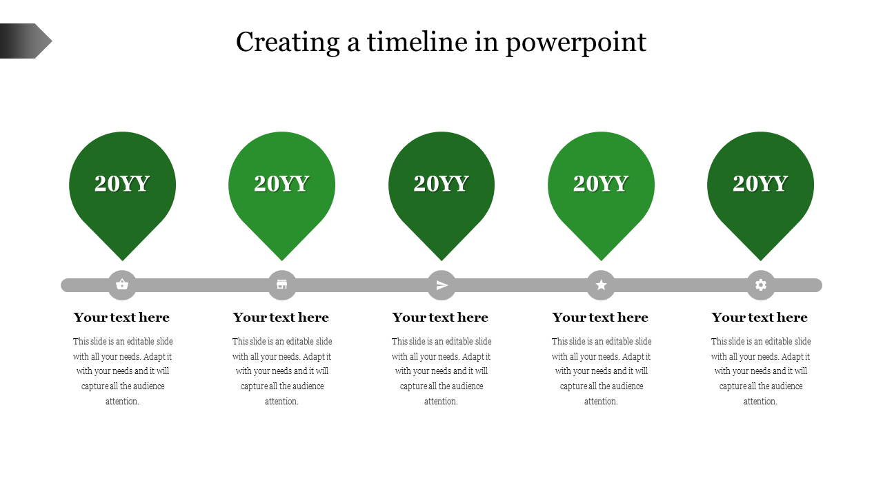 Free - Creating a Timeline in PowerPoint 2013 Presentation
